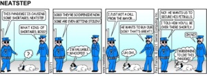 Boss and the lockdown dog shortage. The Neatstep webcomic: pandemic.
